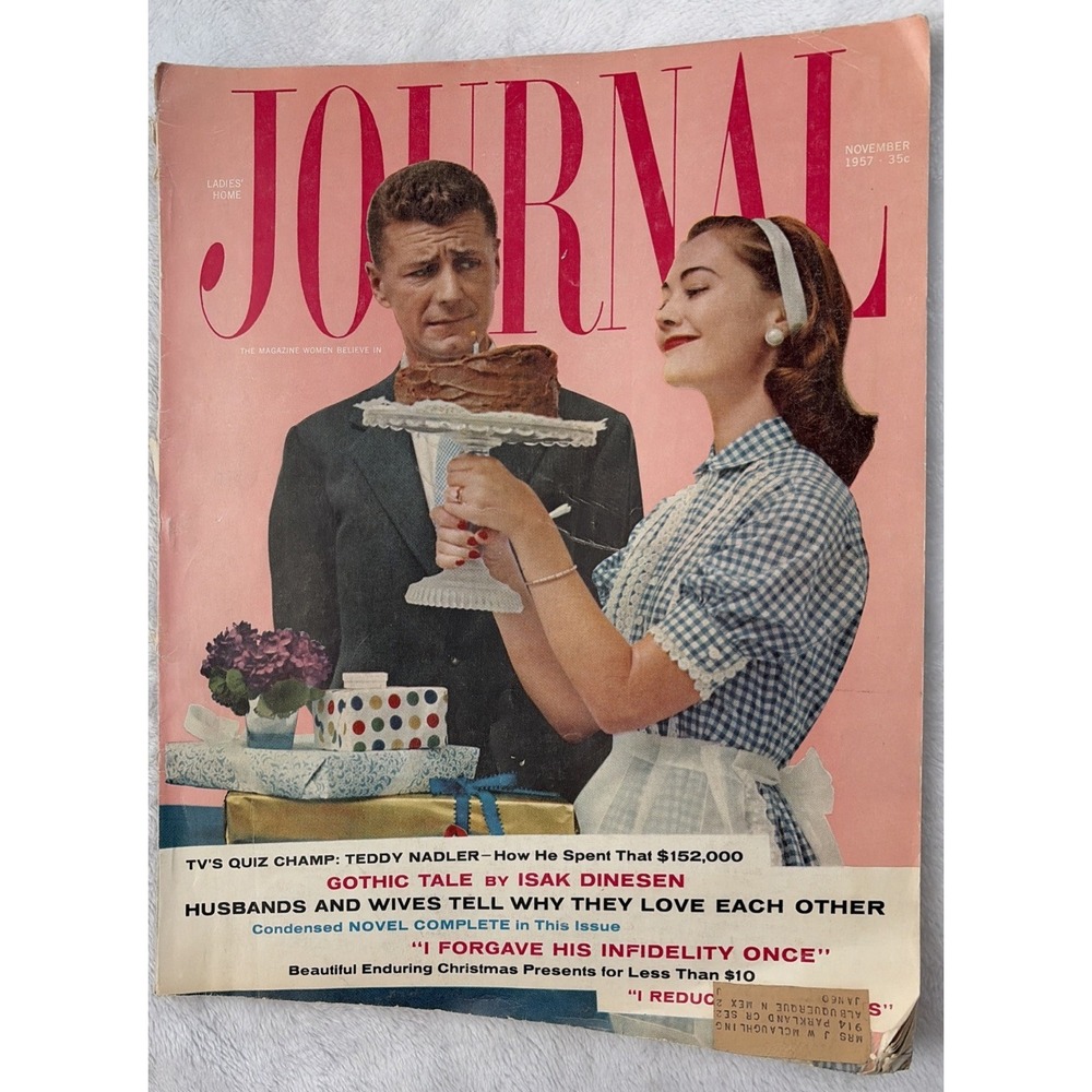 Vintage 1957 November Ladies Home Journal
